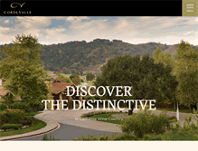 Tablet Screenshot of cordevallegolf.com